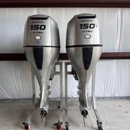 2010 Twin Honda BF150 150HP 4-Stroke Outboard Motors